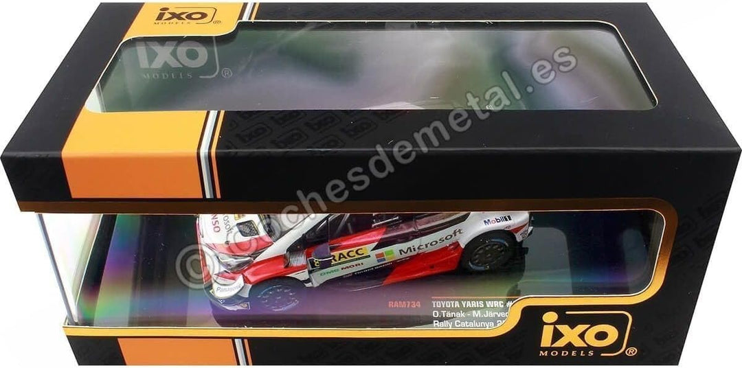 IXOMODELS - IXORAM734 - Toyota Yaris WRC #8 Rallye Catalunya 2019 O.Tanak / M.Jarveoja - Echelle : 1