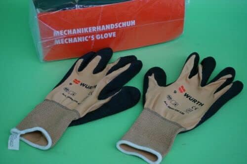 Würth 6 Paar Mechanikerhandschuhe Arbeitshandschuhe Montagehandschuhe EN388 EN420 Gr. 7 Grösse 7 (6e
