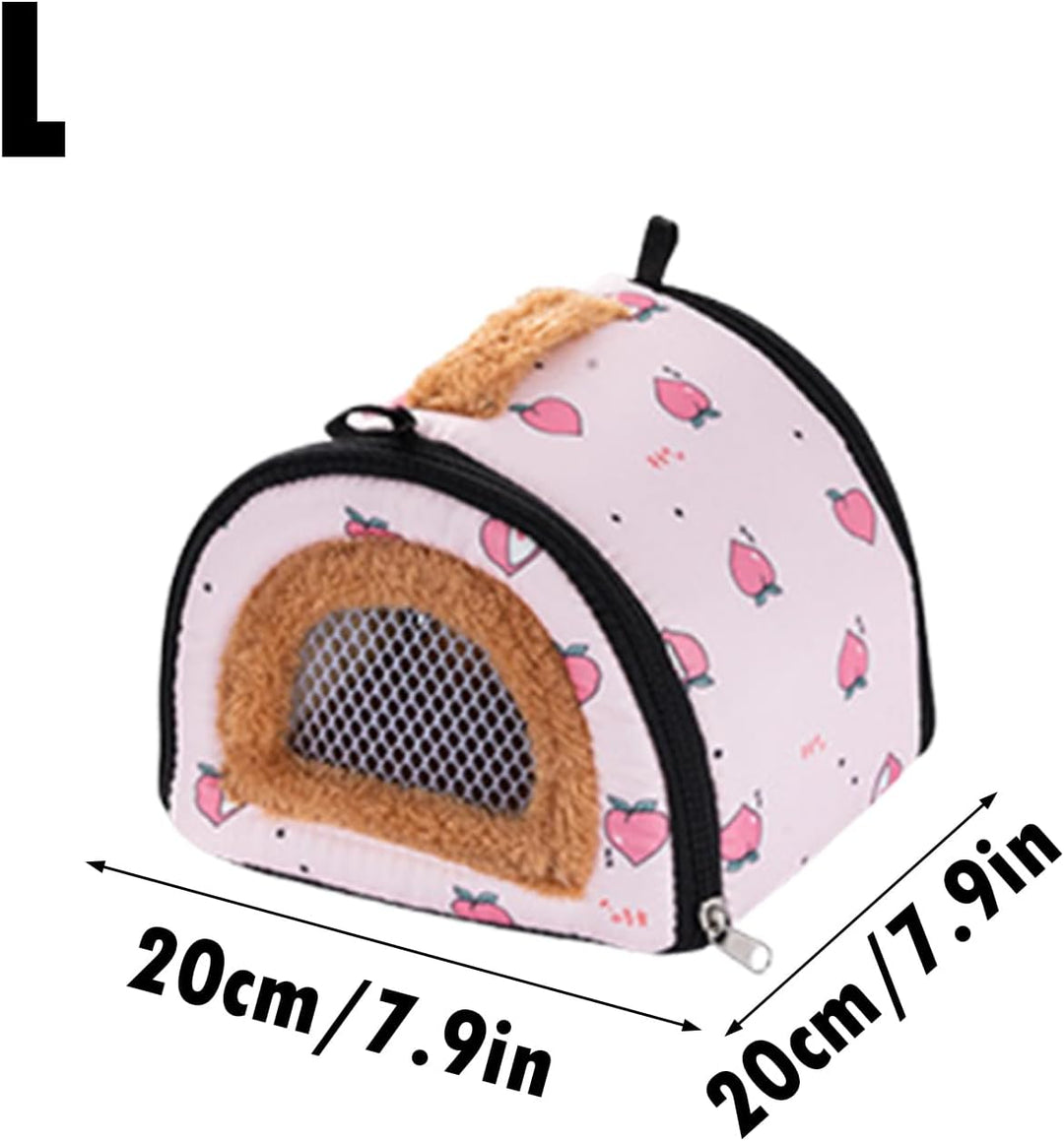 Hamster-Tragetasche, belüftet, Winddicht, Chinchilla-Tragetasche, Schultertasche, für Igel, Chinchil