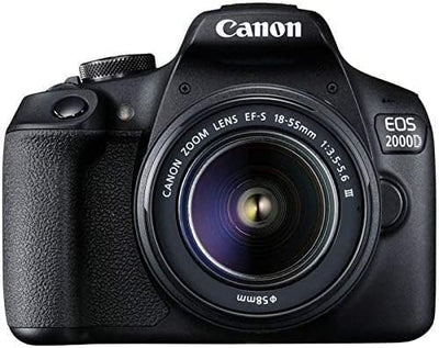 Canon EOS 2000D Spiegelreflexkamera (24,1 MP, DIGIC 4+, 7,5 (3,0 Zoll) LCD, Full-HD, WIFI, APS-C CMO