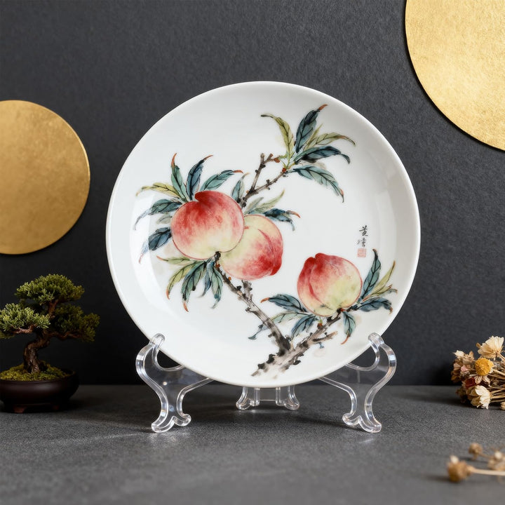20 Stück Tellerständer aus Kunststoff, 8 Inch Transparent Bilderständer, Kartenständer für Teller, K