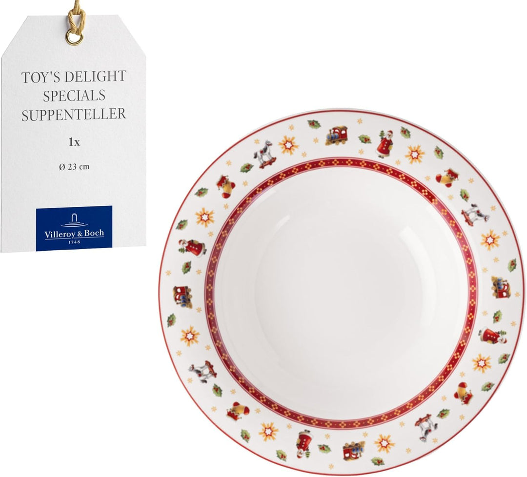 Villeroy & Boch – Toy's Delight Specials Suppenteller, tiefer Teller für Suppen, Salate und Pasta, N