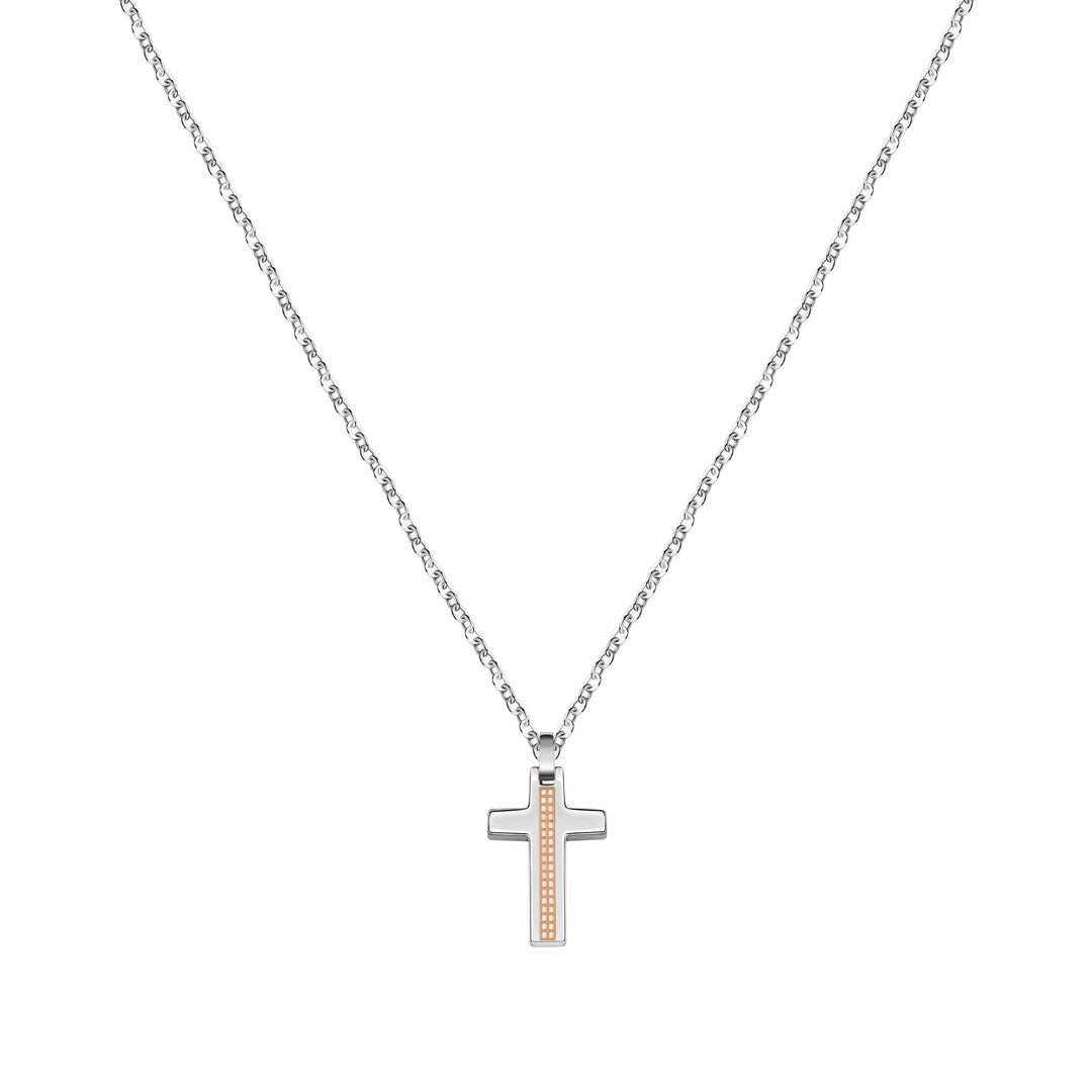 Morellato Herrenhalskette, Motown Kollektion, aus Edelstahl, Rosegold PVD - SALS44