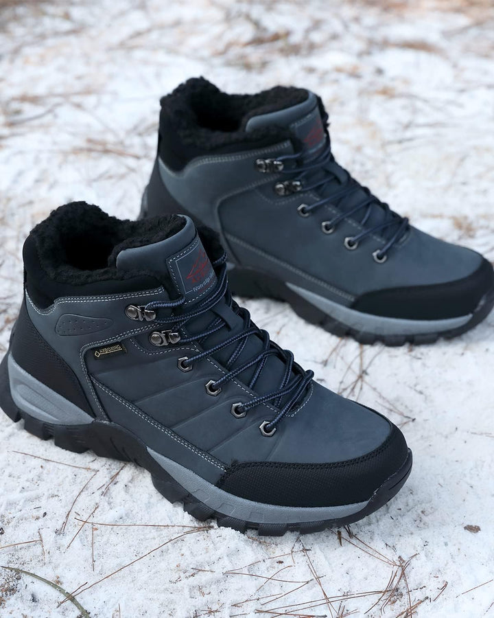 ARRIGO BELLO Winterschuhe Herren Winterstiefel Wanderstiefel Trekking Stiefel Gefüttert Warm Rutschf