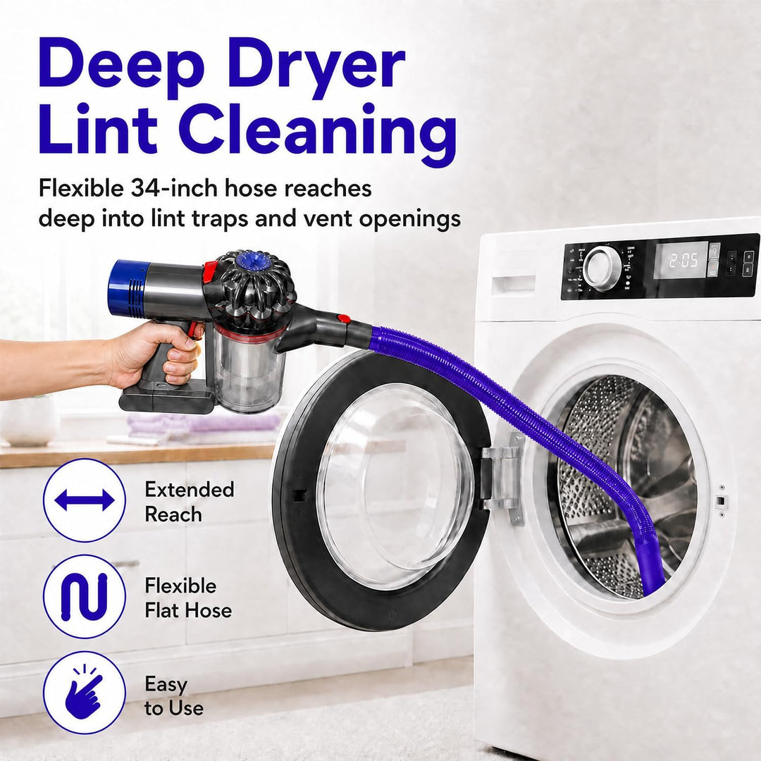 Flexibele Staubsauger Fugendüse für Dyson V15 V12 V11 V10 V8 V7 V6 Staubsauger, Perfekt zum Entferne