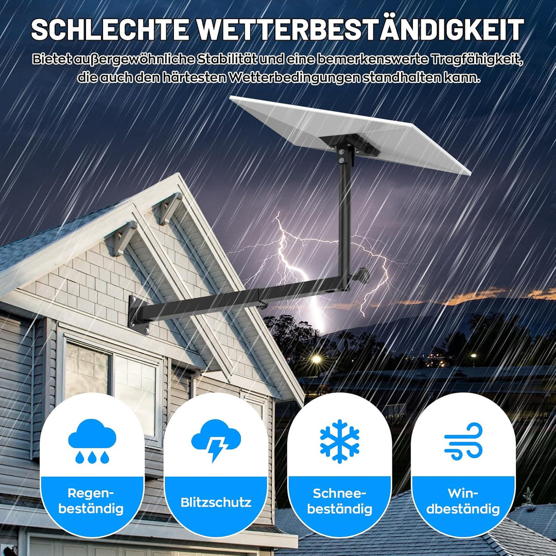 IMAYCC 360°Verstellbare Starlink Gen 3 Halterung mit Ausziehbarem-Masthalterung, Anti-RostStarlink G