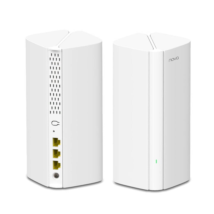 Tenda Nova MX12 Mesh WLAN WiFi 6 System - AX3000 Dual Band WLAN Mesh System - Reichweite bis zu 460m