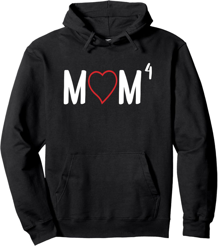Mama zum vierten Muttertag von 4 Vier Kinder Pullover Hoodie