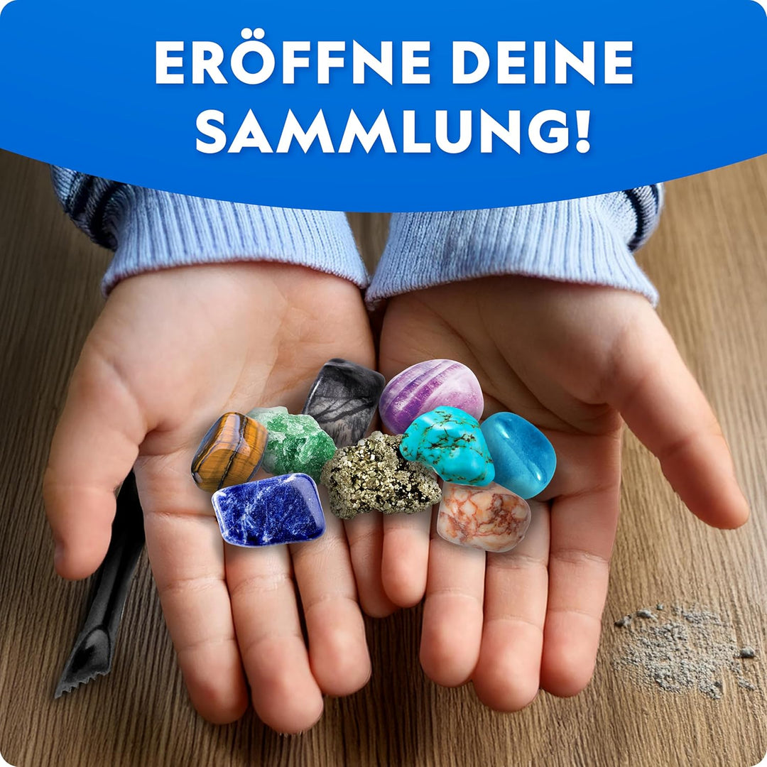 NATIONAL Geographic Riesiges Edelstein-Ausgrabungsset – 100 echte Edelsteine aus einem XXL-Ausgrabun