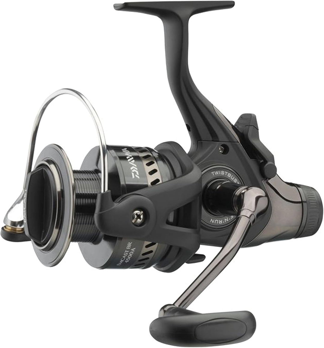 Daiwa Emcast BR A - Freilaufrolle inkl. zusätzlicher Doppelkurbel 4000