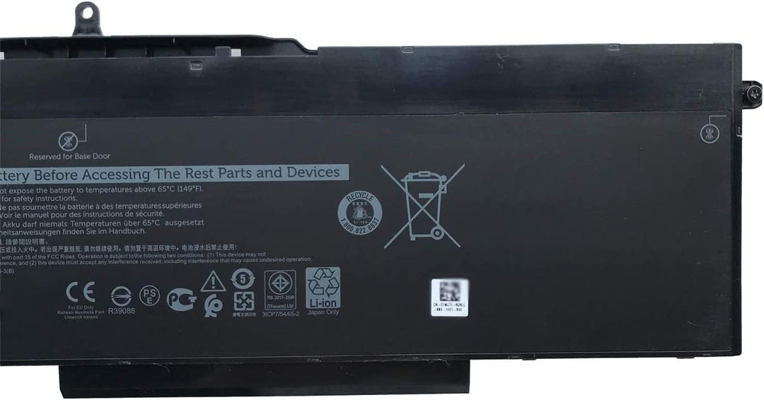 1FXDH 01WJT0 1WJT0 Laptop-Akku-Ersatz für Dell Latitude 15 5501 5511 Precision 3541 3551 Series(11.4