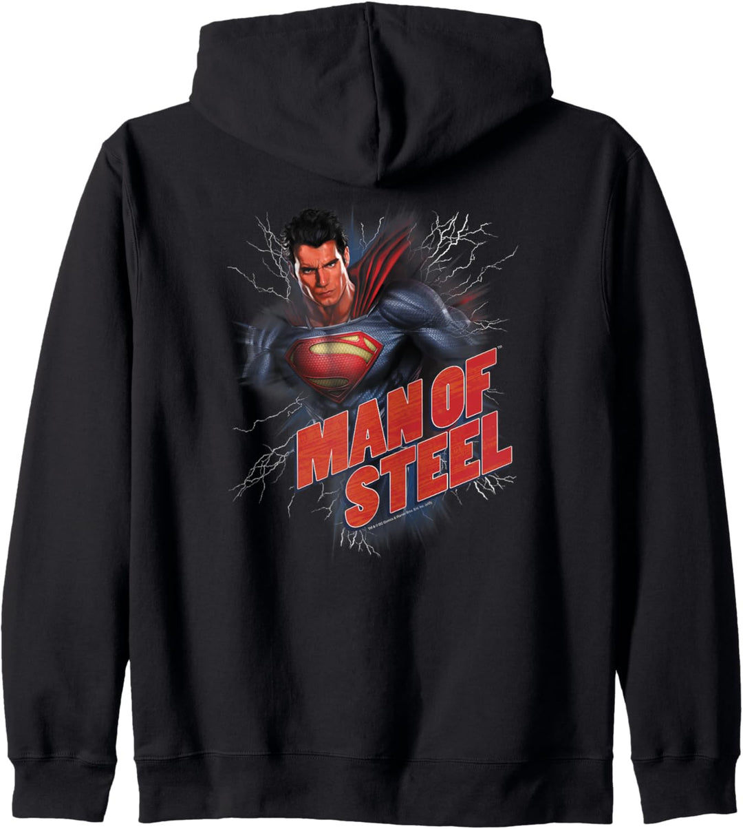 Superman Man of Steel Lightning Power Kapuzenjacke