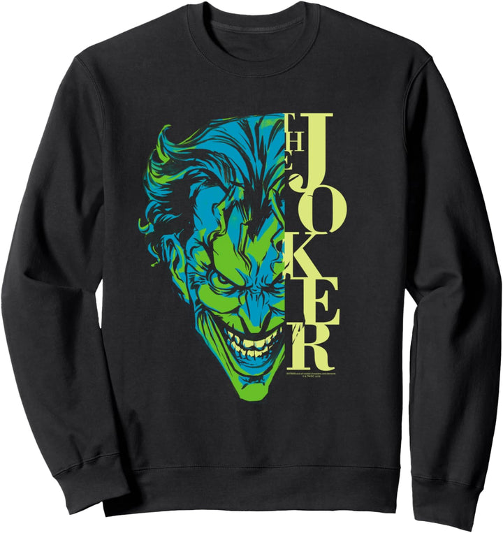 Batman Split Joker Stare Sweatshirt