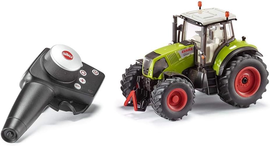 siku 6882, Ferngesteuerter Claas Axion 850 Traktor, 1:32, Inkl. Fernsteuermodul, Metall/Kunststoff,
