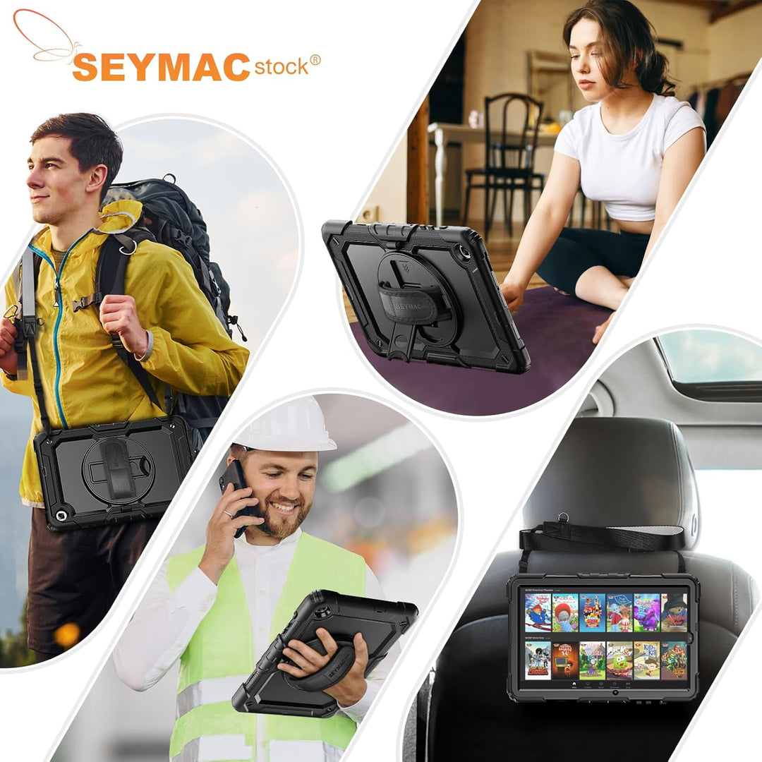 SEYMAC stock Hülle für Samsung Galaxy Tab S6 Lite 10,4 Zoll 2024/2022/2020, Stossfest Hülle mit Disp