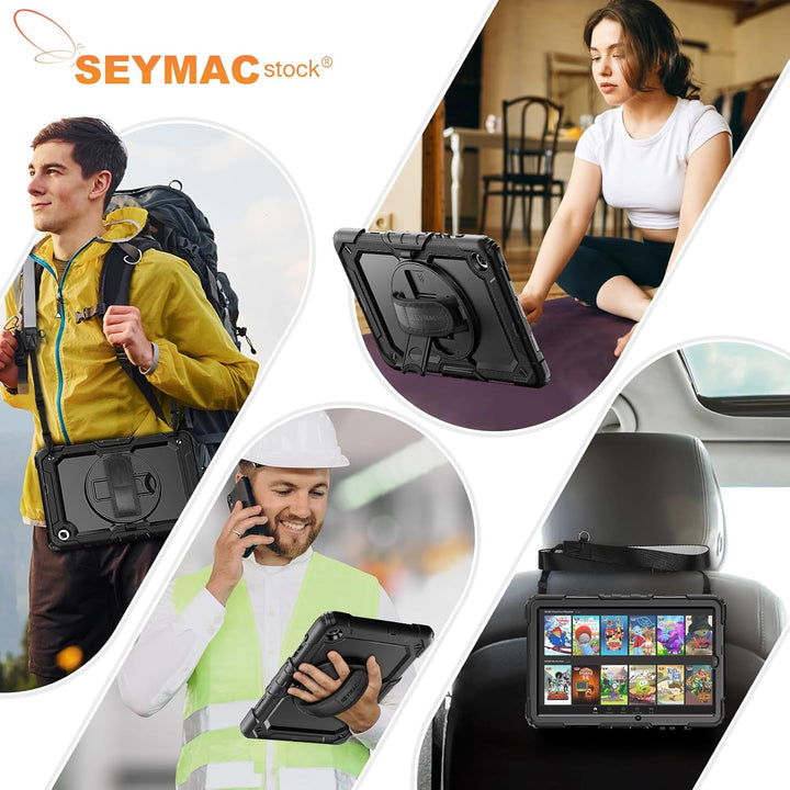 SEYMAC stock Hülle für Samsung Galaxy Tab S6 Lite 10,4 Zoll 2024/2022/2020, Stossfest Hülle mit Disp