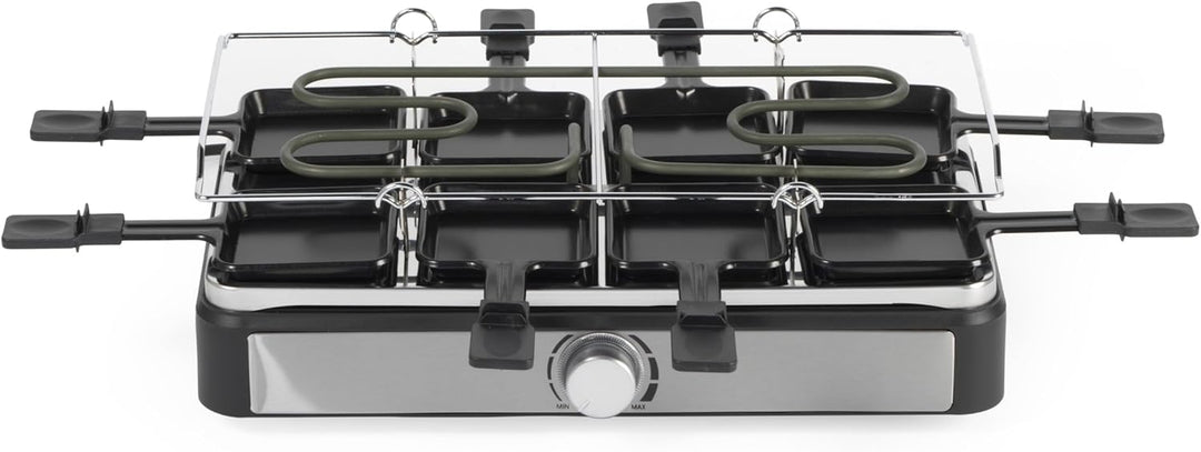 Salter Elektrischer Raclette Grill & Fondue - 2-in-1 Rauchfreier Indoor Grill, 1,3L Schmelztopf für