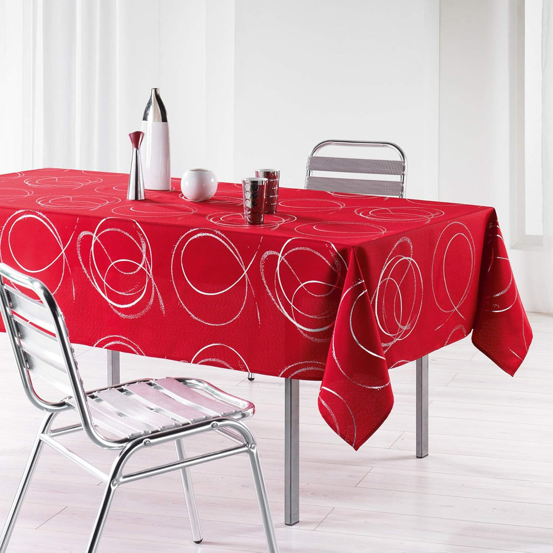 L'Harmonie Du Décor - 1721577, Tischdecke Rechteckige, 150 X 240 cm, Bully, Polyester Bedruckt Silbe