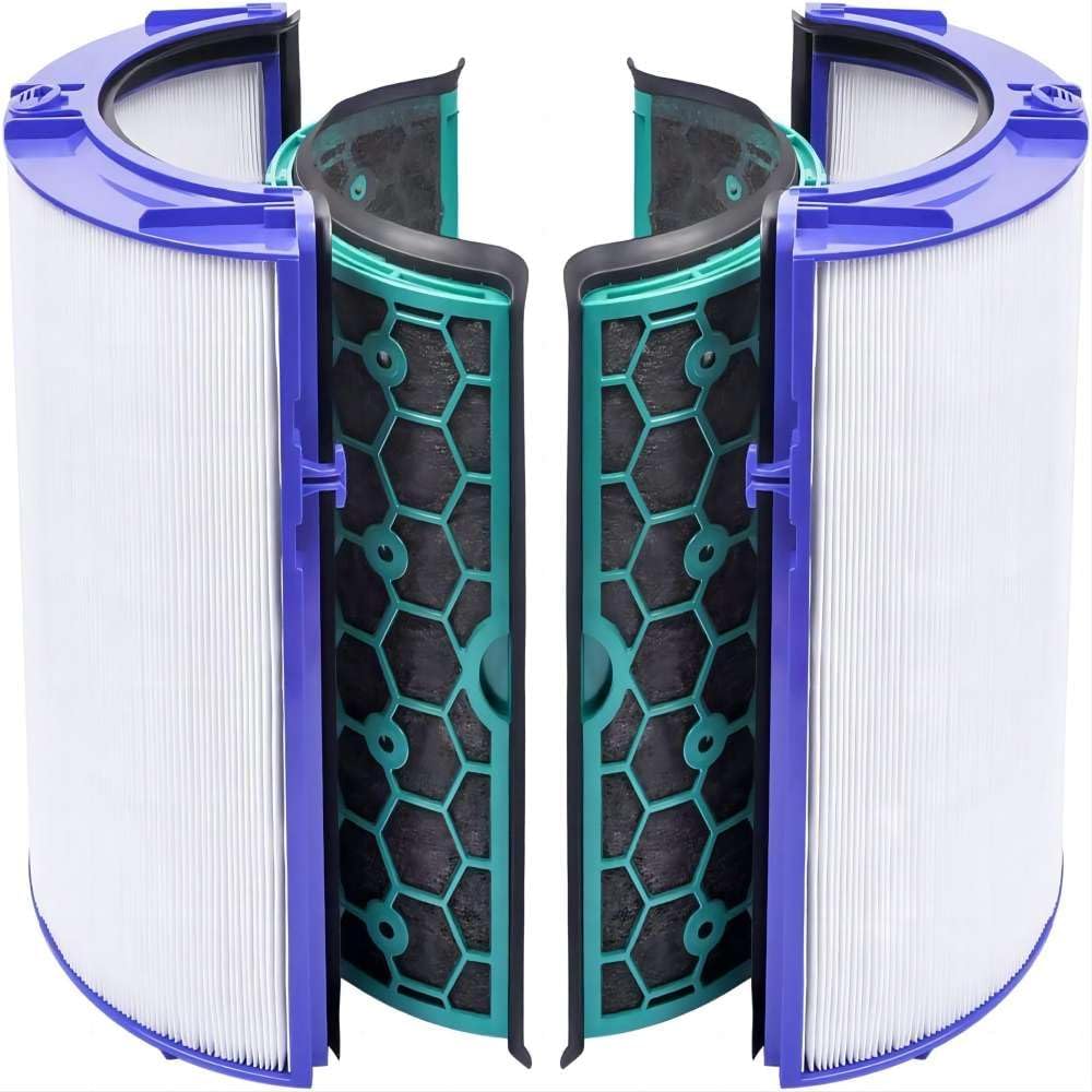 KEEPOW Filter für Dyson Pure Cool TP04 HP04 DP04 Luftreiniger Ersatzfilter Zubehör, Luftfilter für D