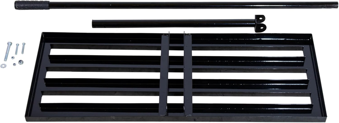 Rasen Nivellierer 80 x 30 cm – Nivellier Rechen pulverbeschichtet, Lawn Leveling Rake, Rasen Planier