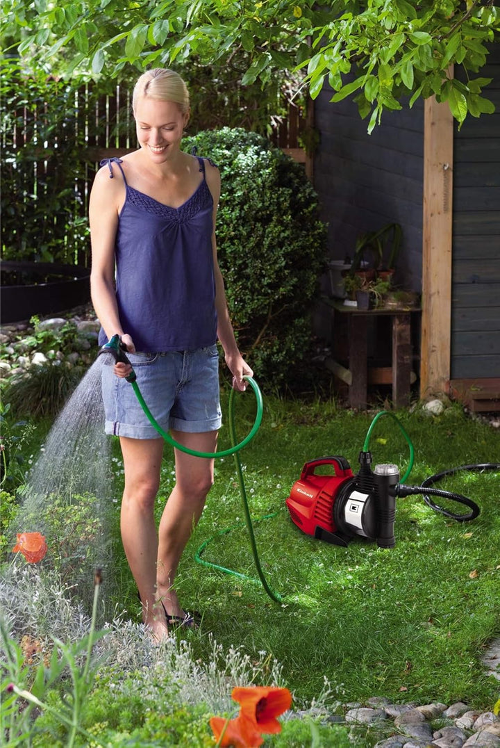 Einhell Gartenpumpe GE-GP 9041 E (900 W, max. 4.8 bar, 4.100 L/h Fördermenge, max. 48 m Förderhöhe,