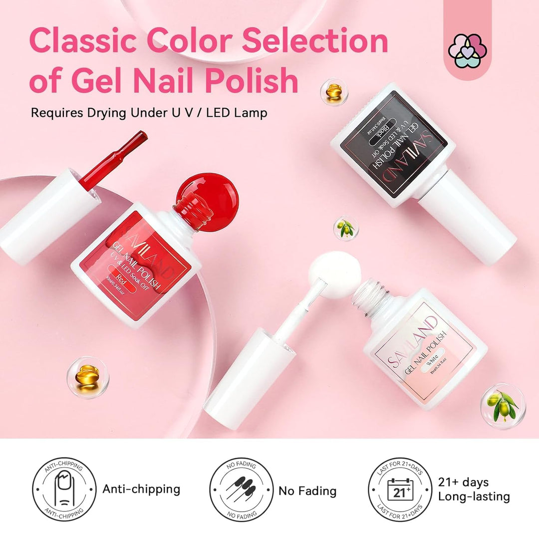 Acryl Nagelset Nagelstudio Set mit Nagelfräser und UV Lampe für Gelnägel , Acrylpulver mit Acryl Liq