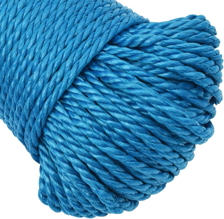 Tidyard Arbeitsseil, Polypropylenseil, Bootsseil, Festmacher, Faserseile, Flechtleine, Seile, Blau 8