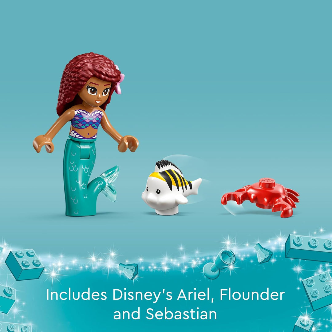 Lego Disney Prinzessin 43229 Arielles Schatztruhe, 370 Teile