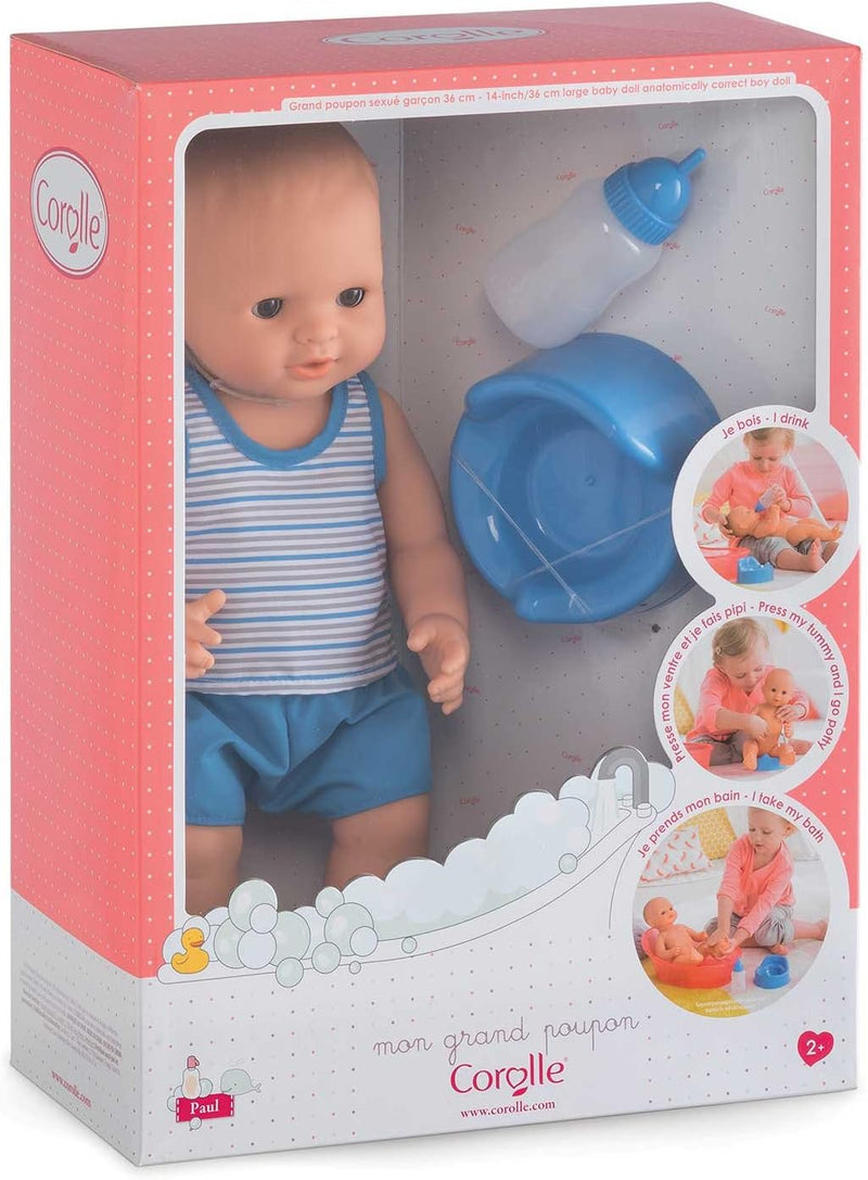 Set Badebaby Paul 36cm, Puppe 36 cm inkl. Zubehör