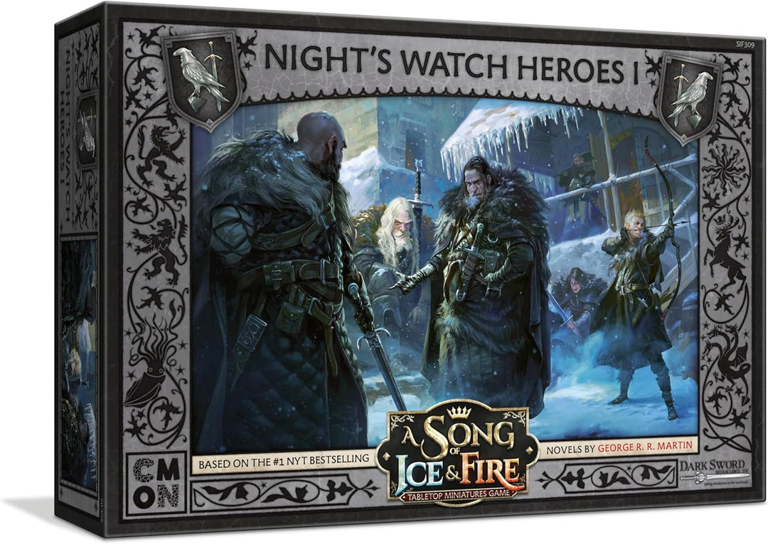 Cool Mini or Not Zubehör CMNSIF309 Night's Watch Night's Watch Heroes I Erweiterung - Miniaturspiel,
