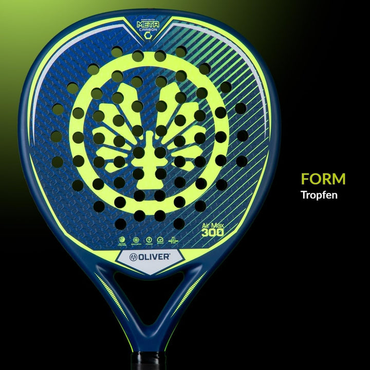 Oliver Padel Schläger Air Max 300 für Anfänger - Metacarbon - Eva HI-Soft - Tropfenform