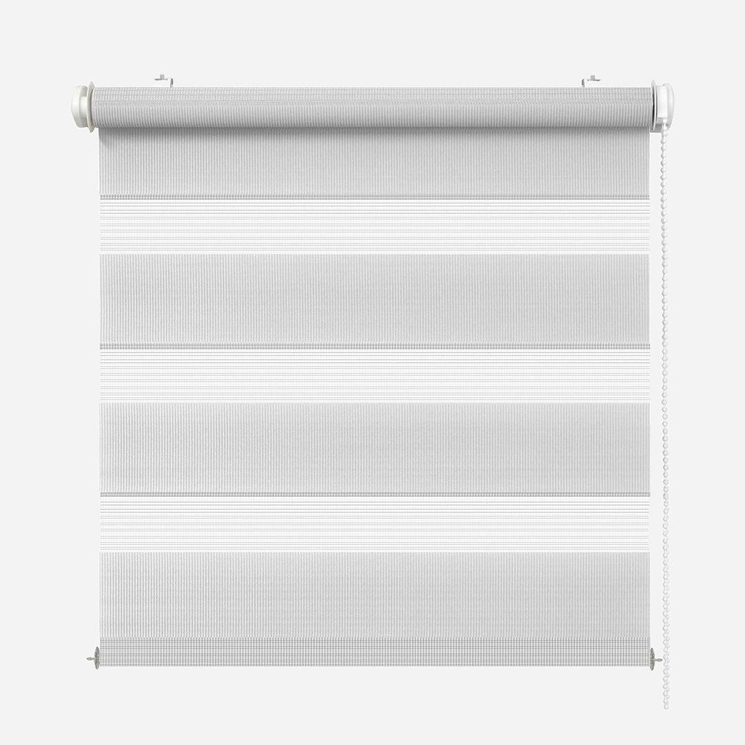 Rikmani Doppelrollo Fensterrollo ARD Duo-Rollo Klemmfixierung Zebrarollo Seitenzugrollo ohne Bohren,