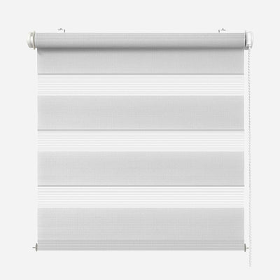 Rikmani Doppelrollo Fensterrollo ARD Duo-Rollo Klemmfixierung Zebrarollo Seitenzugrollo ohne Bohren,