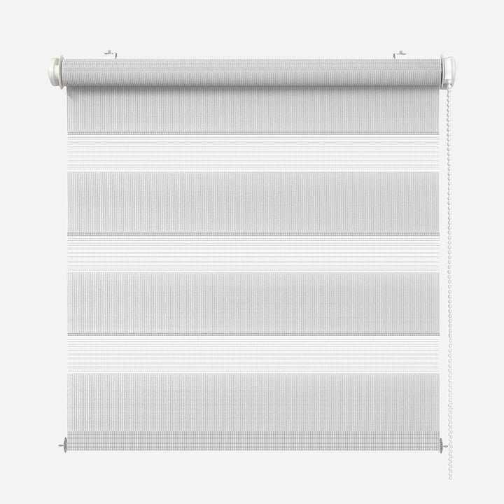 Rikmani Doppelrollo Fensterrollo ARD Duo-Rollo Klemmfixierung Zebrarollo Seitenzugrollo ohne Bohren,