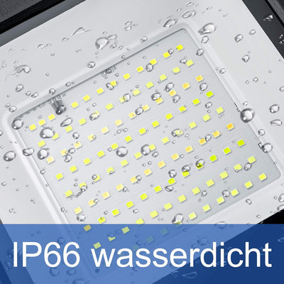 LZQ 2x 200W LED Strahler Superhell Flutlicht IP66 Wasserdicht LED Fluter 6000 Kelvin Kaltweiss Ausse