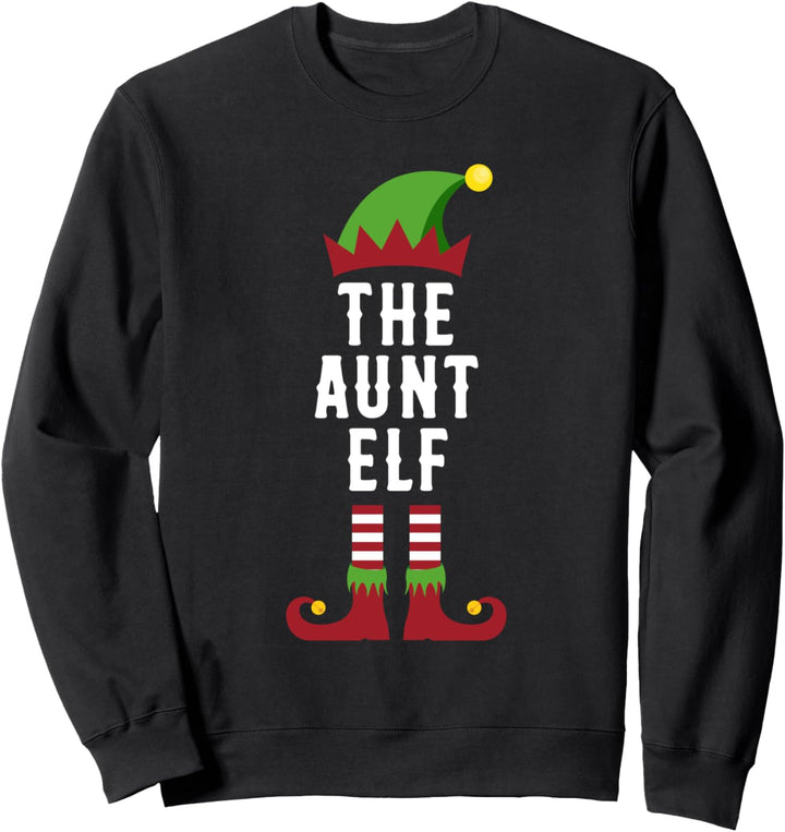 The Aunt Elf lustige Weihnachtsgeschenke für Tante Sweatshirt