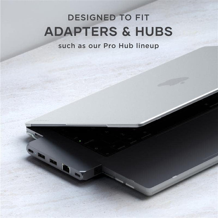 SATECHI Eco Hardshell Hülle Kompatibel mit MacBook Pro 16 Zoll Case 2021 A2485 - Leicht & Schlank -