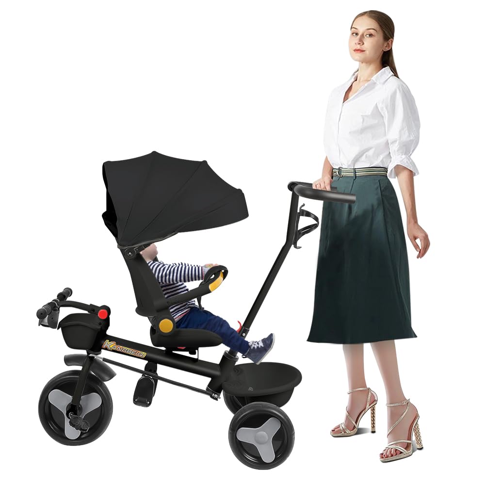 Kinderwagen, faltbar, für 0-36 Monate, 0-25 kg, Kombikinderwagen, kompakter Kinderwagen mit Sitz, Au