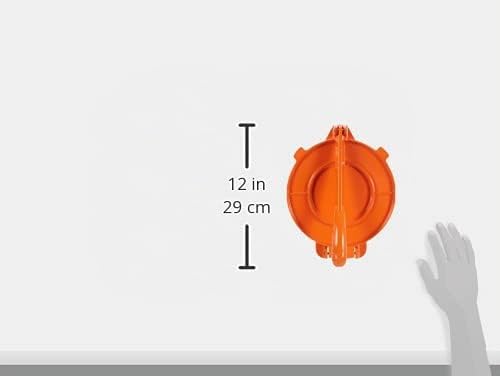 Ibili 799820 Tortillapresse 20 cm aus Aluminium, orange