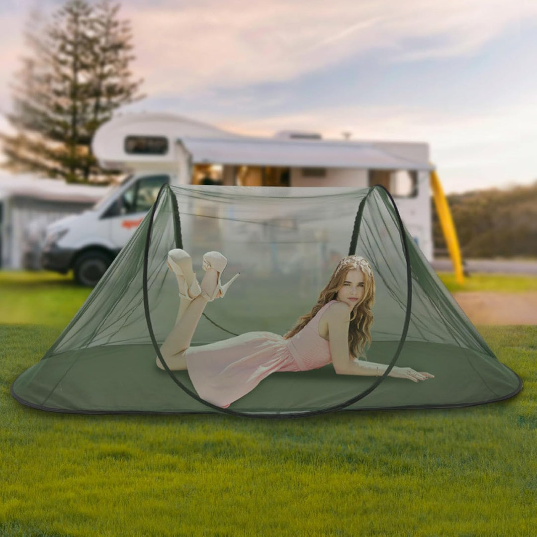 Pop Up Moskitonetz, Aartner 200 * 72 * 70 cm Moskitonetz Zelt, Faltbares Netz Reise Ohne Aufhängung,