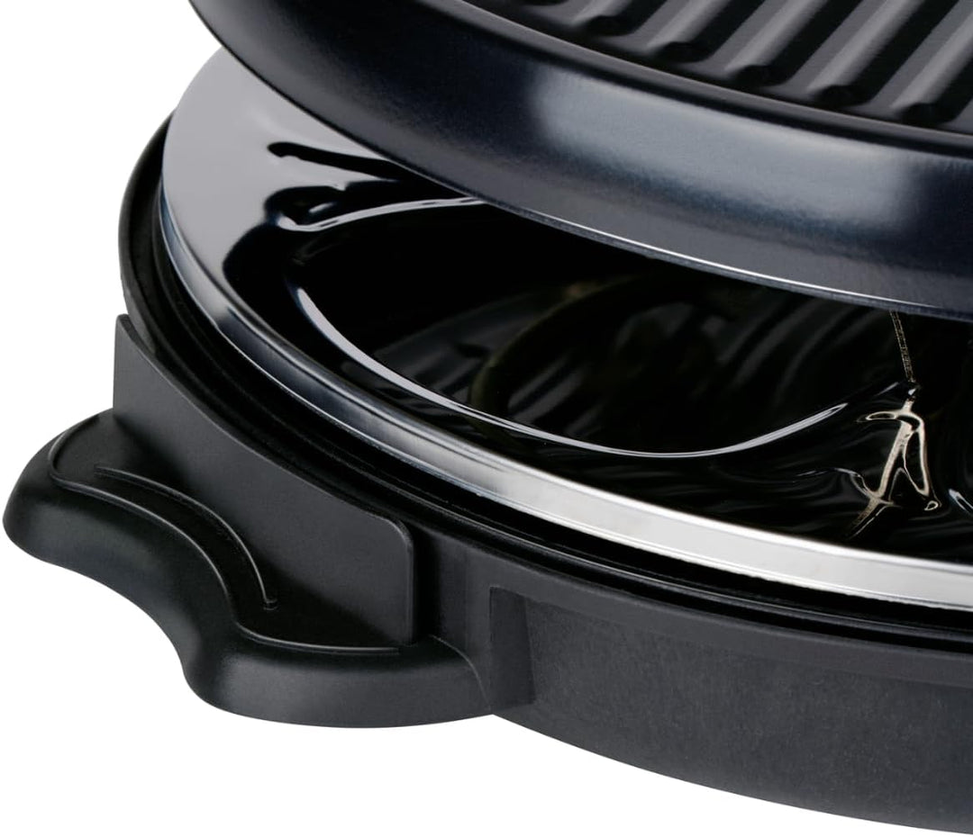 alpina Raclette-Grill 800W - Gourmet-Set für 8 Personen - mit abnehmbarer Grillplatte