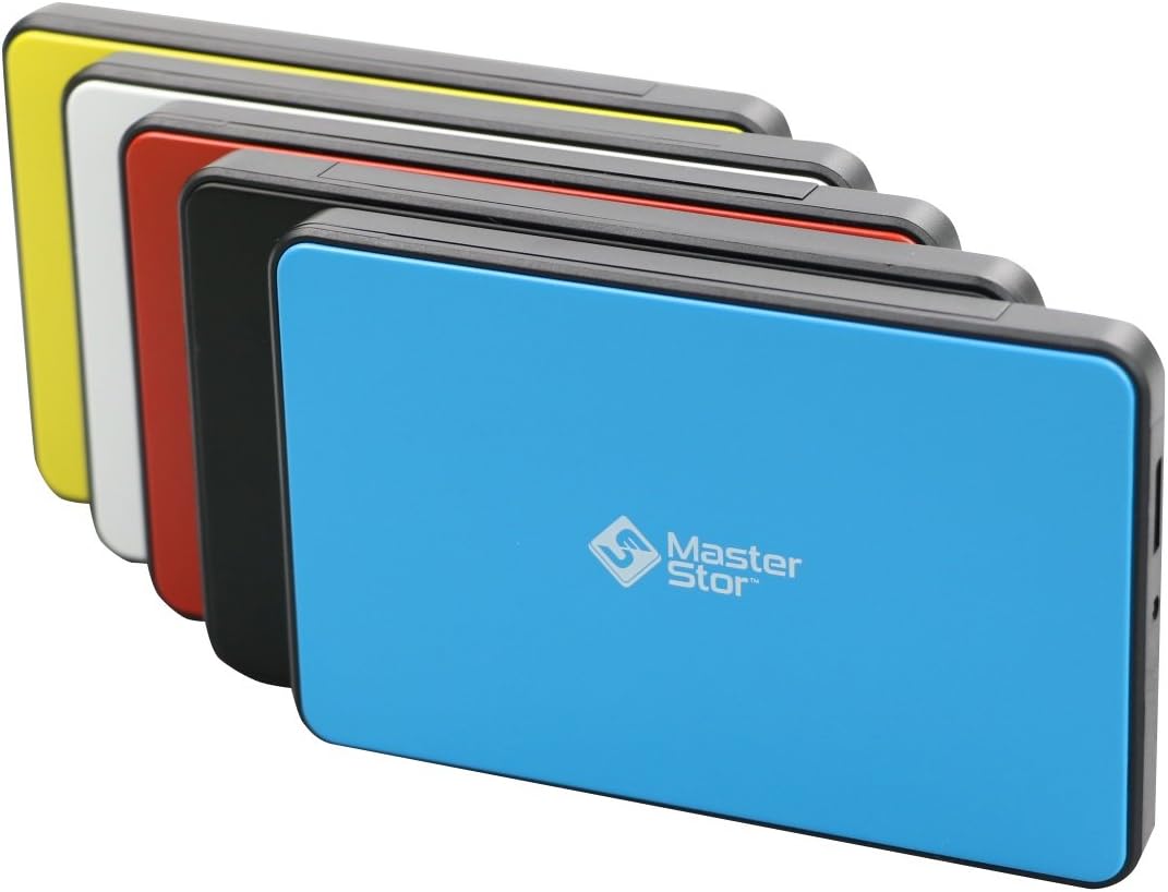 MasterStor 1TB Externe Festplatte USB 3.0 Ultra schnellen Festplatte 2,5-Zoll-Portable SATA Laptop F
