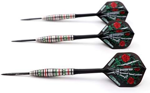 CUESOUL Jazz-Metal 21/23 / 25g Stahlspitze 90% Wolfram Dart Set mit integrierten ROST Flights CSJM-J