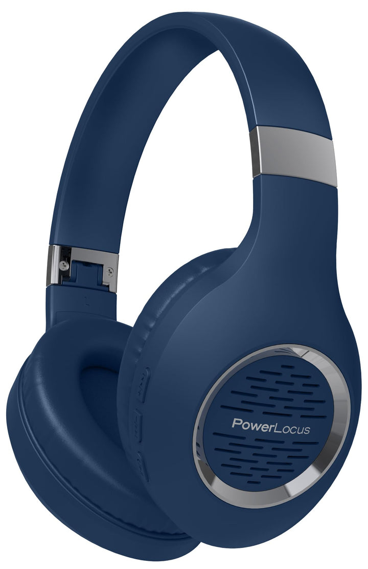 PowerLocus Bluetooth Kopfhörer Over Ear, Kabellose Kopfhörer Faltbarer mit Mikrofon, Hi-Fi-Stereo ti