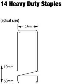 Tacwise 0175 Typ 14/38mm hochleistungs Heftklammern, 10.000 Stück