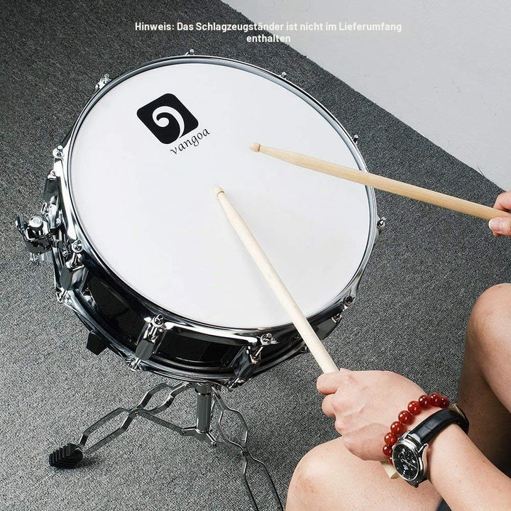Vangoa Snare Drum 14 Zoll Ahornholz Cavity Kleine Trommel Akustik Schlagzeug Snaredrums mit Snare Dr