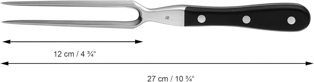 WMF Spitzenklasse Plus Fleischgabel Grillgabel Tranchiergabel 27 cm, Cromargan Edelstahl, Zinkenläng