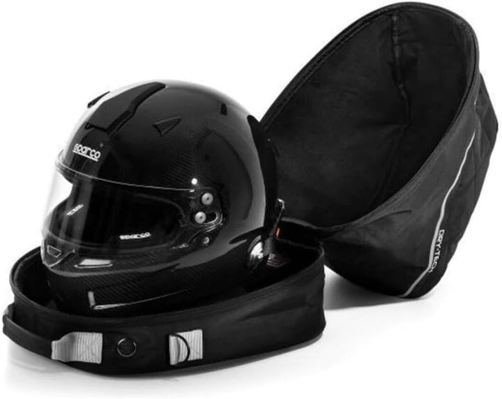 Sparco SCHWARZ/SCHWARZ STUFENTASCHE Schwarz / Silber