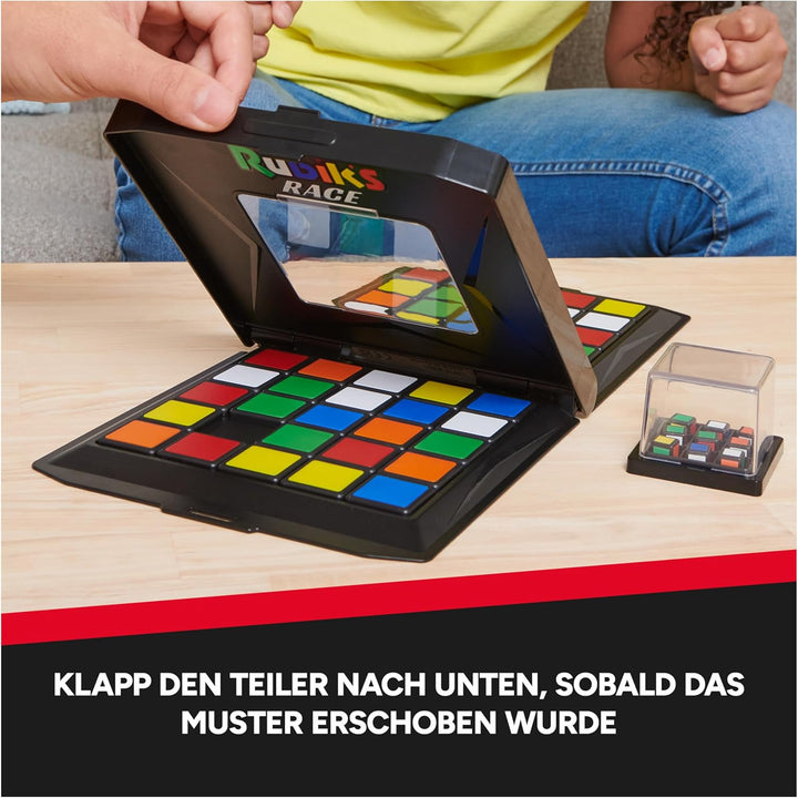 Rubik’s Race - das Spiel für 2 Rubiks-Fans ab 7 Jahren, rasantes strategisches Schiebe- und Logikspi