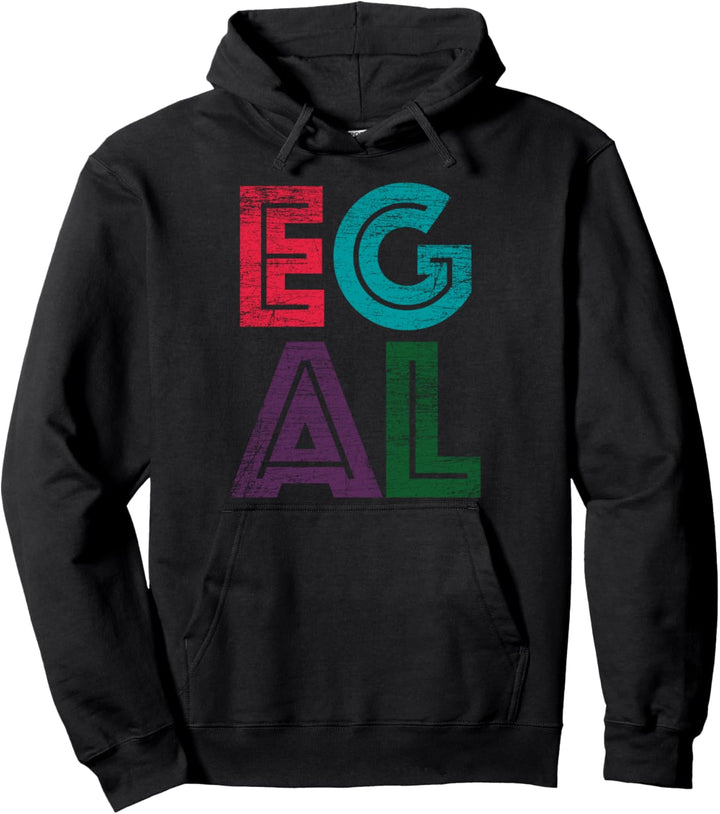 Sarkusmus Spruch Schwarzer Humor - Egal Pullover Hoodie